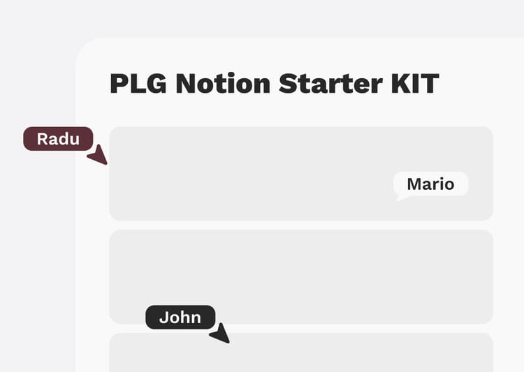 The PLG Notion Starter KIT For SaaS Teams.